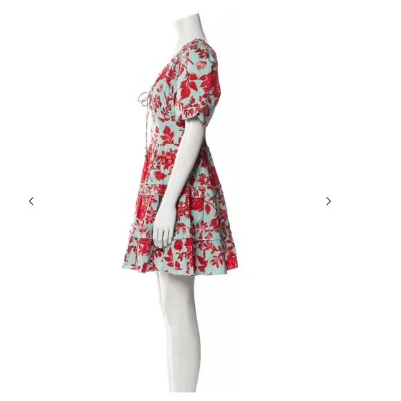 Caroline Constas Floral Print Mini Dress - Picture 2 of 3